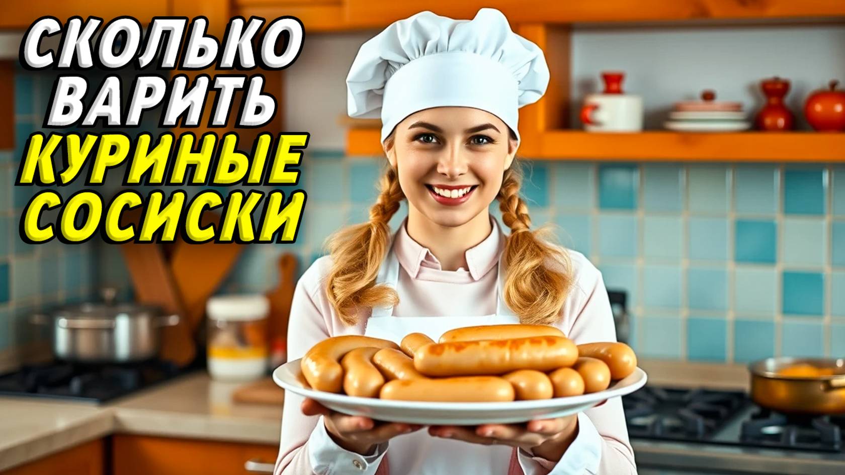 Сколько варить куриные сосиски