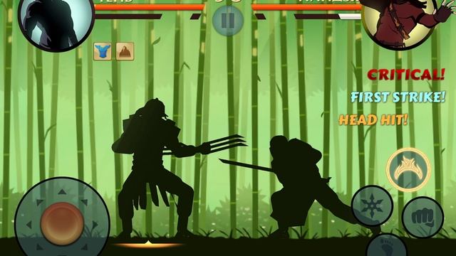 Проба «Когтей» в Shadow Fight 2 после победы над Рысью #37