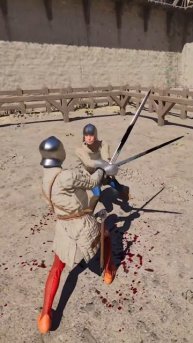 3 brutal duels with longsword #halfsword #history #medieval