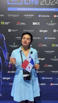 Лилия Соболева на Blockchain Life 2024 #панама #криптовалюта #ко