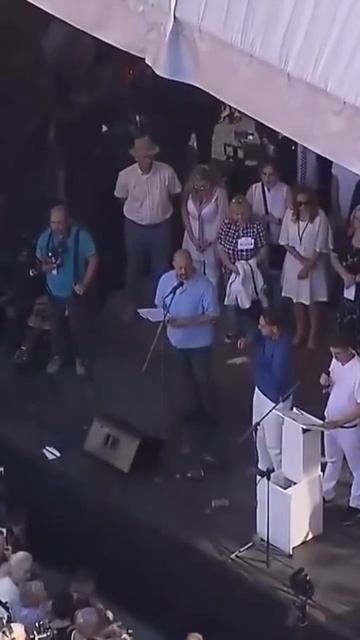 Антиправительственная акция протеста в Праге #shorts