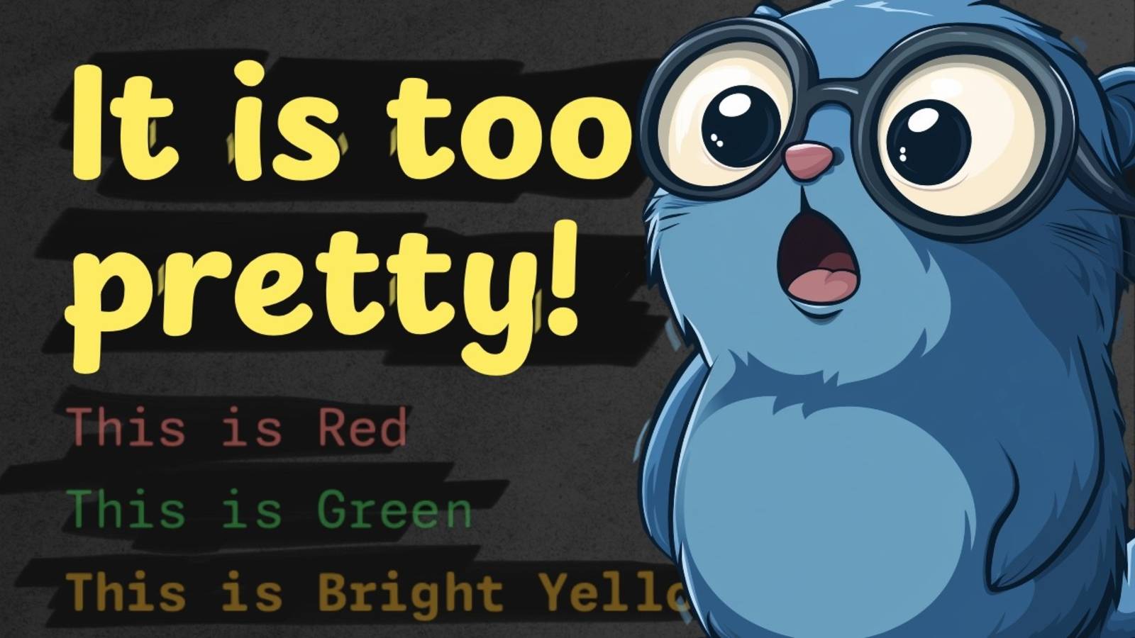 Полная выходная мощность Go: fmt, цвета ANSI и протоколирование | Flo Woelki