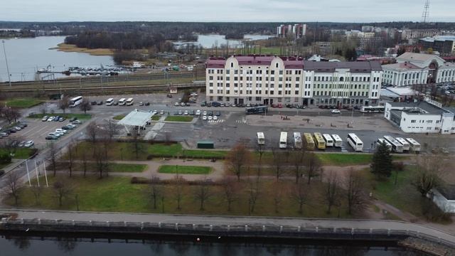 Панорама города городская жизнь футаж