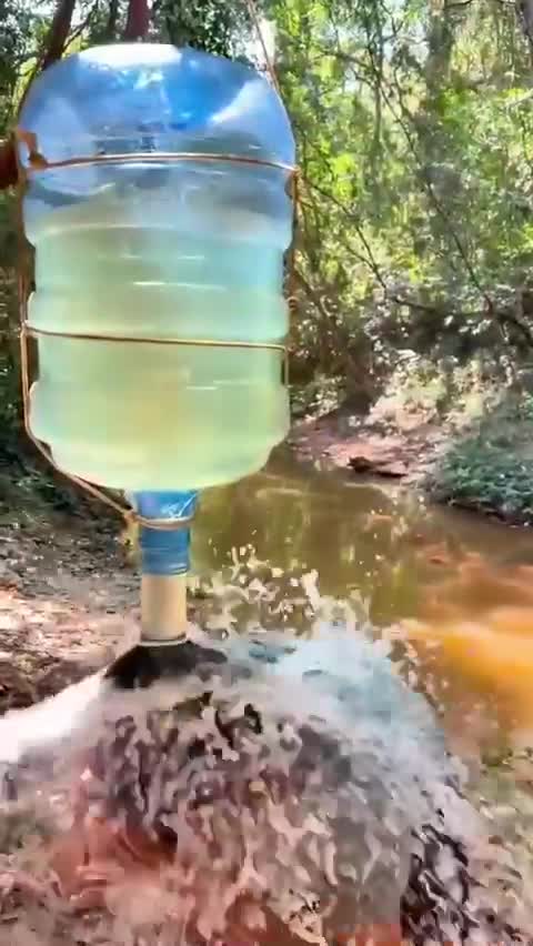 Интересная задумка для дачного душа.