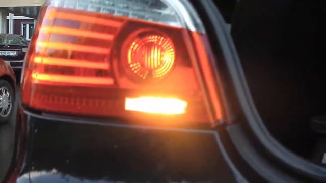 Сравнение ламп заднего хода BMW E60 LED и обычная