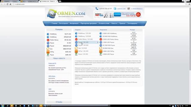 Как вывести Payeer на Webmoney