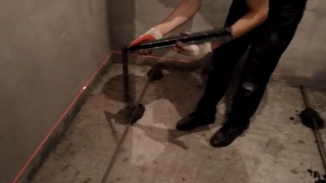 Установка маячков на пол