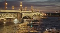 Троицкий мост, г.Санкт-Петербург. Динамическая подсве?