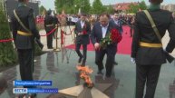 В Магасе открыли Аллею Победы
