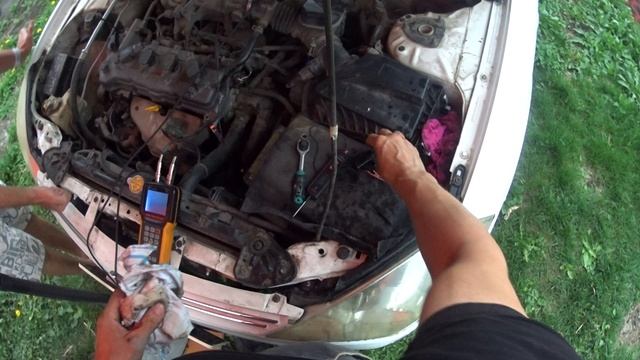 Продолжение с НИСАНОМ выезд заводится и глохнет часть 3 (Д.П.)