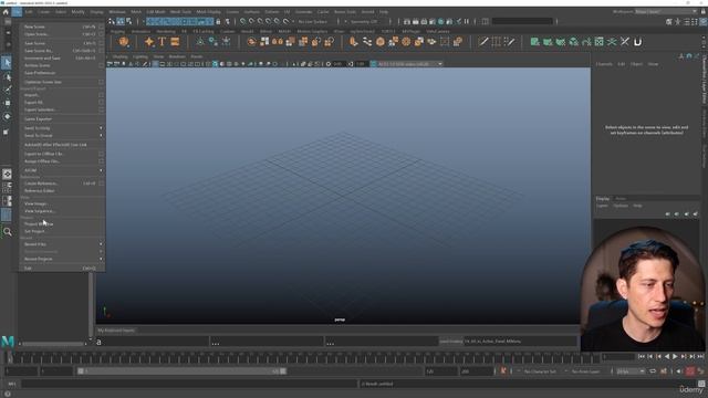 9 - Prepare a New Maya Project