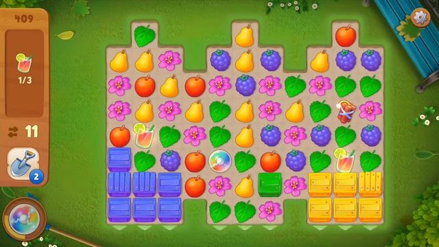 Gardenscapes level 409 КРОТЫ  Дворецкий Остин