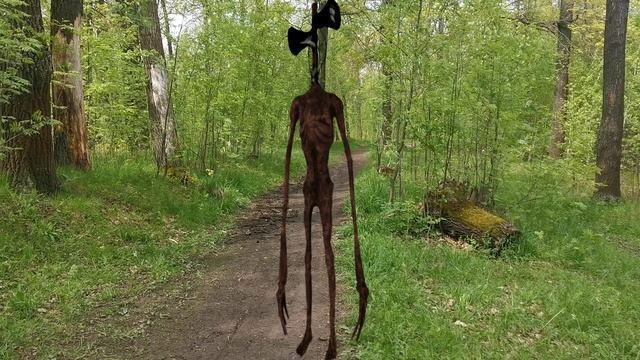 Встретил Siren Head в дремучем лесу!
