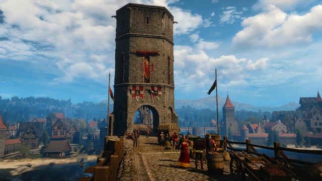 Ведьмак 3 Башня | Witcher 3 Gate - Живые Обои