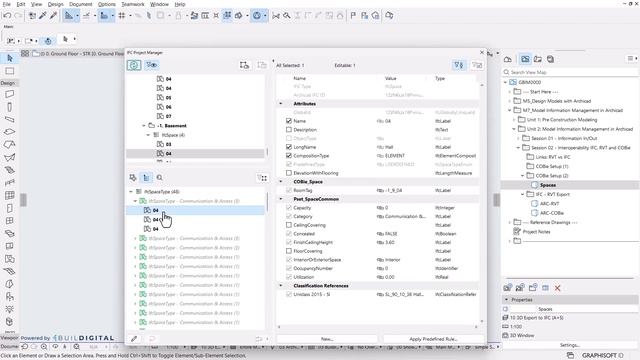 M7U2C  Session 2  Model Information Management in Archicad - Interoperability IFC, RVT and COBIE