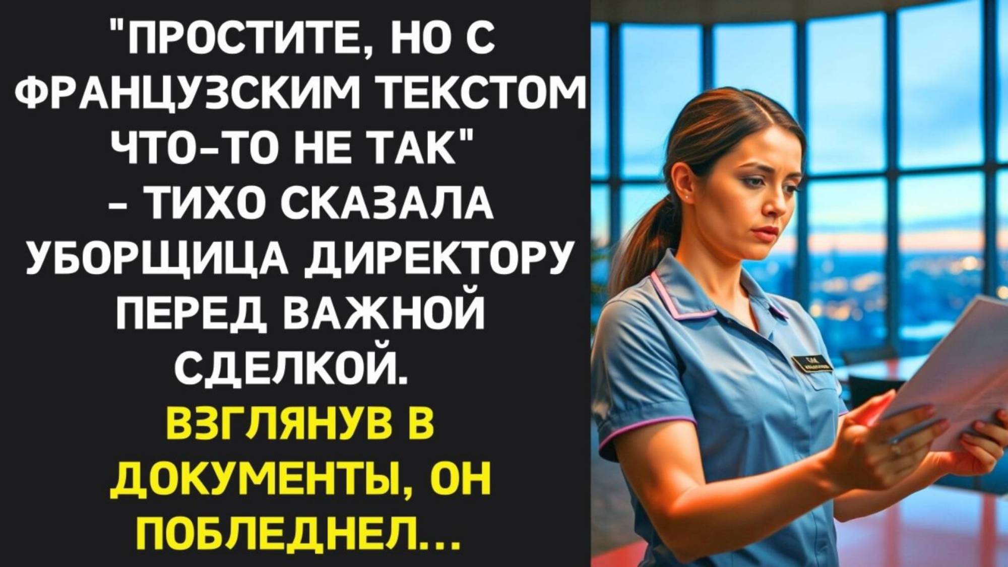 Истории из жизни. Уборщица с тяжелой судьбой Жизненные истории, Аудио рассказы слушать
