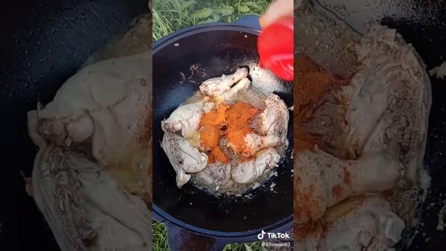 Лагман просто Макароны с курицей и овощами в казане 🔥
