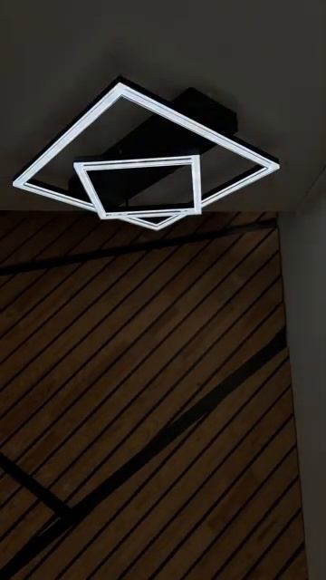 Світильник LED smart KENZO-S+пульт 100W 3000-5000K IP20 квадрат чорний