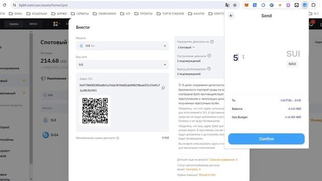 WAVE WALLET   КАК ОБМЕНЯТЬ OCEAN НА SUI   КАК ВЫВЕСТИ И ЗАВЕСТИ П?