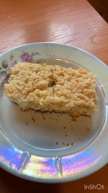 Песочный пирог с козьим творогом и сгущенкой из козьего молока. ЛПХ Иркутская коза