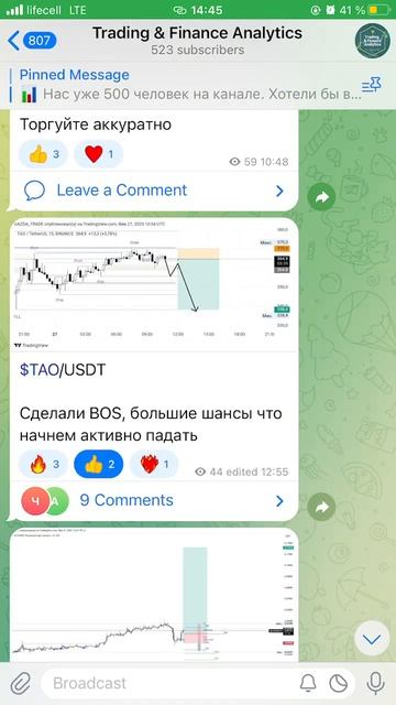 Актуальные сетапы по криптоварюте XRP, TAO, ALCH на 27.02.25. Бо?