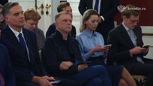 ⚡️Полная запись выступления Путина перед журналистами.