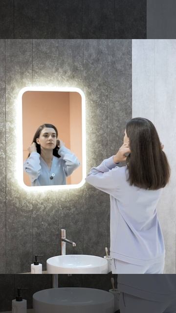 Зеркало Silver mirrors Stiv - Lite 500х700 открытая подсветка, тёплы?