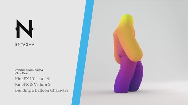 Pt. 15- KineFX & Vellum 2- Building a Balloon Character
