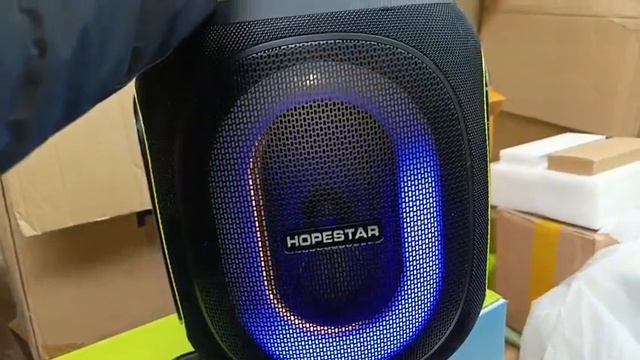 HOPESTAR PARTYBOX 600 черная 300 Ватт и 2 Микрофона ✅ Видеоотчет в г. Саранск 🔥