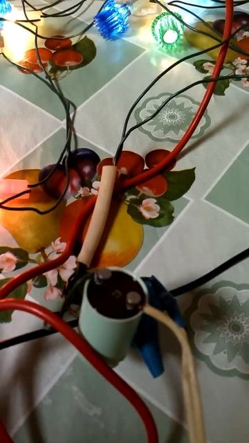 Модернизация советской гирлянды с помощью стартера.