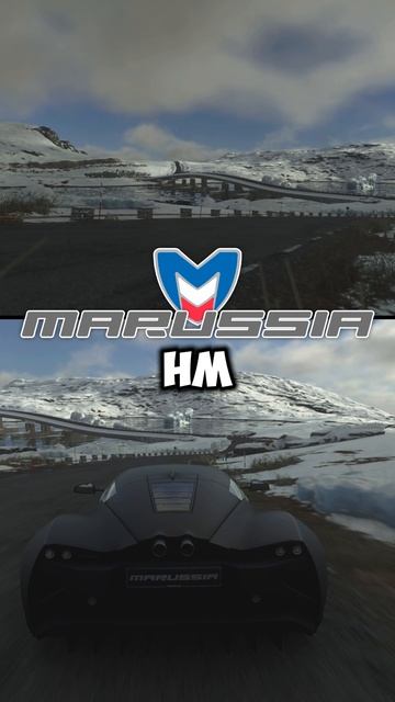 Российский суперкар Marussia B2 в игре Driveclub #shorts