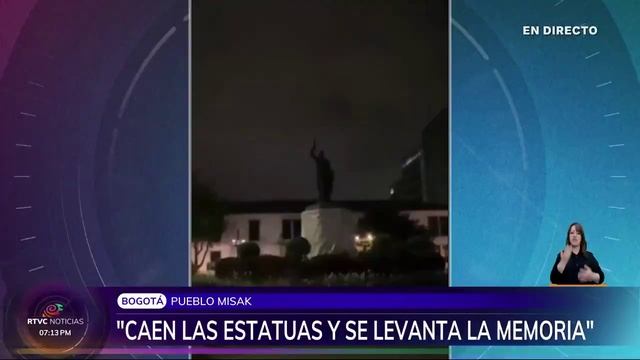 COMUNIDADES INDIGENAS EN BOGOTÁ CONMEMORAN ACTO DE  REEXISTENCIA - ESTALLIDO 2021