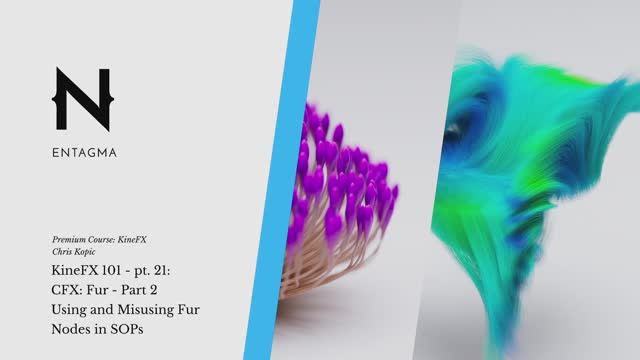 pt. 21- CFX Fur – Part 2- Using and Misusing Fur Nodes in SOPs