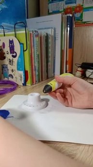 делаю дракона из 3D ручки #LisaKisa #актив
