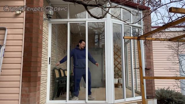 ✨ Делимся вдохновением! Остекление веранды в Таганроге. ✨