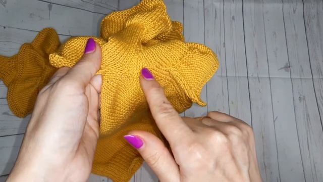 детский джемпер с рюшами на рукавах //подробный экспресс МК//👍😊