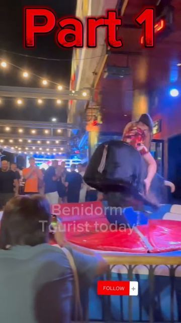 Bull 🐂 riding highlights #dance #love #rodeo #funny #visitbenidorm #bullriding #foryou #benidorm