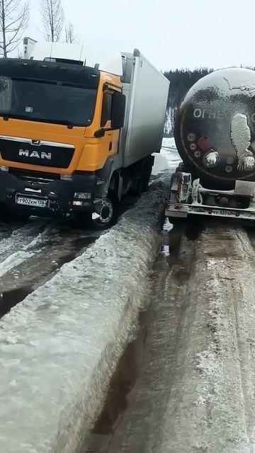 Якутский зимник. Разъехались идеально
