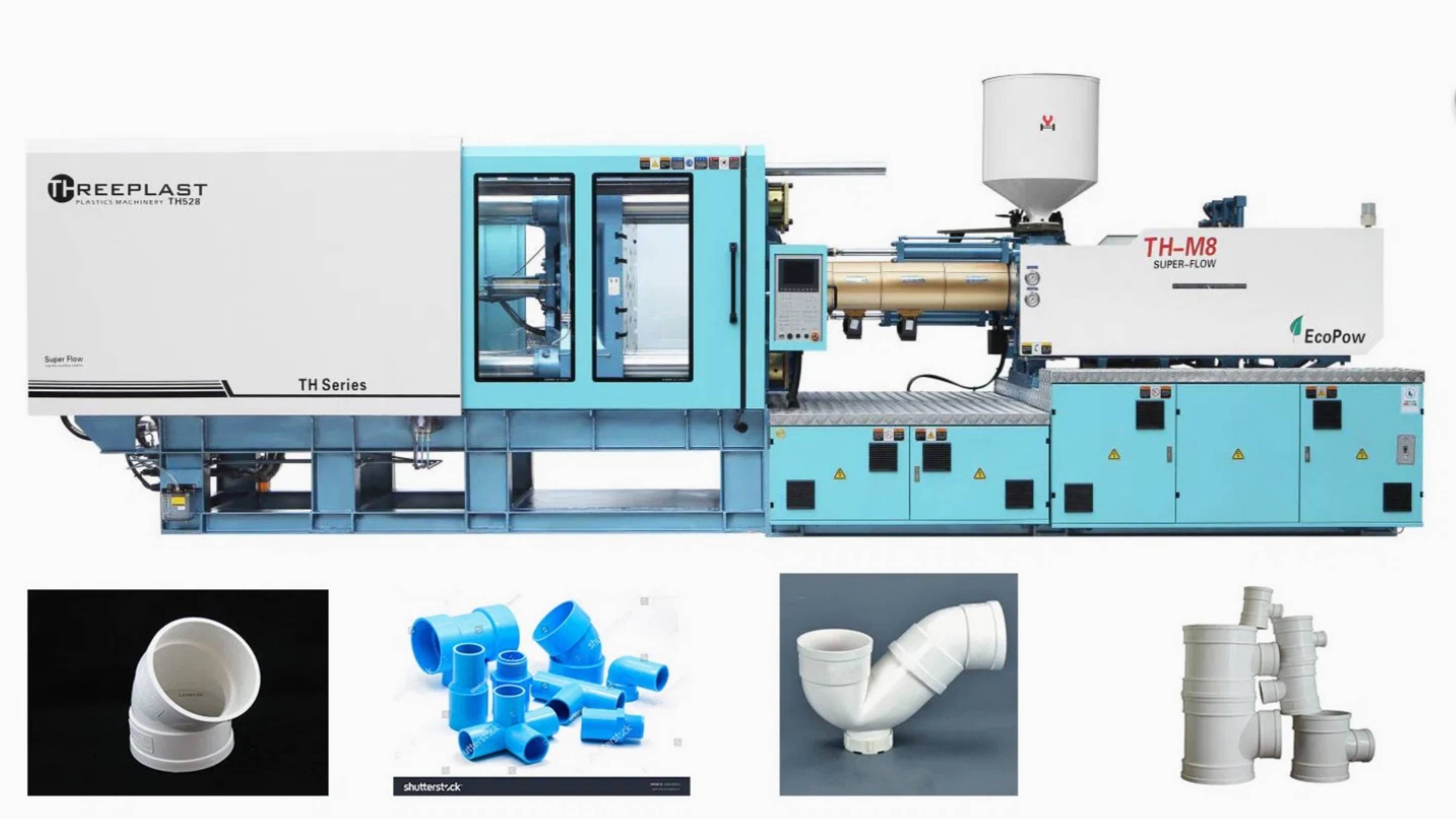 Литье ПВХ фитингов на ТПА Threeplast