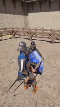 Polearm beauty strikes #halfsword #history #medieval