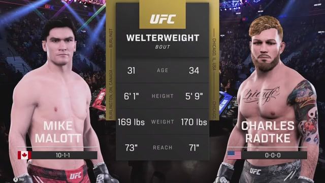 UFC 315 - МАЙК МЭЛОТТ ПРОТИВ ЧАРЛЬЗА РЭДТКЕ
