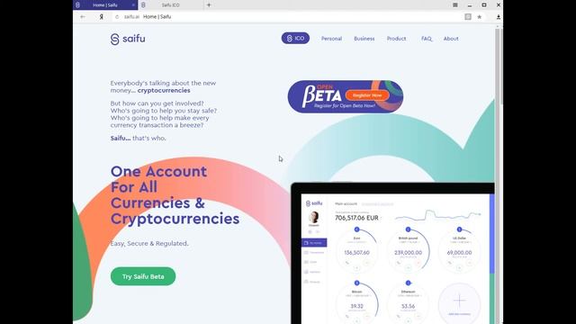 Saifu- инвестиции в простоту обмена криптовалют
