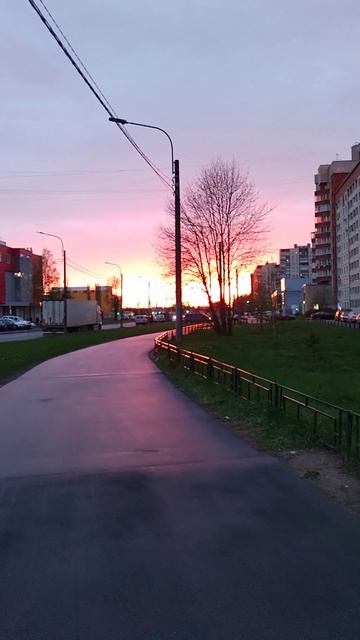 Закат, 1 мая 2023.