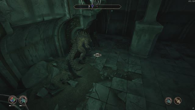 The Elder Scrolls IV  Oblivion Remastered- Даэдрот ( Годзила) против Стригера со свитой