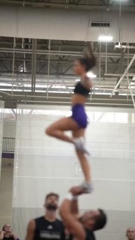 Caylee makes it easy🔥💪 #hiphop #automobile #funny #cheer #cheerleading #cheerlife #stunt #viral
