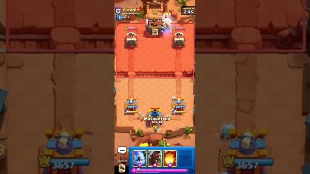 Развал на хог райдере в Clash royale - часть 2