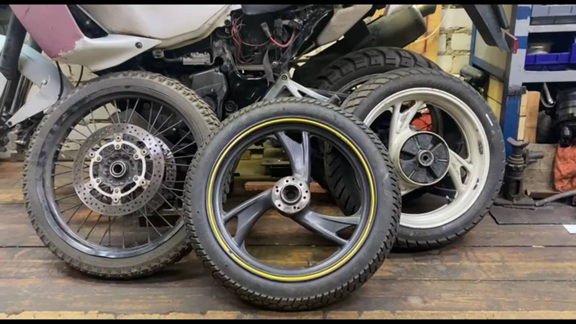 Литые колеса на Yamaha XTZ750