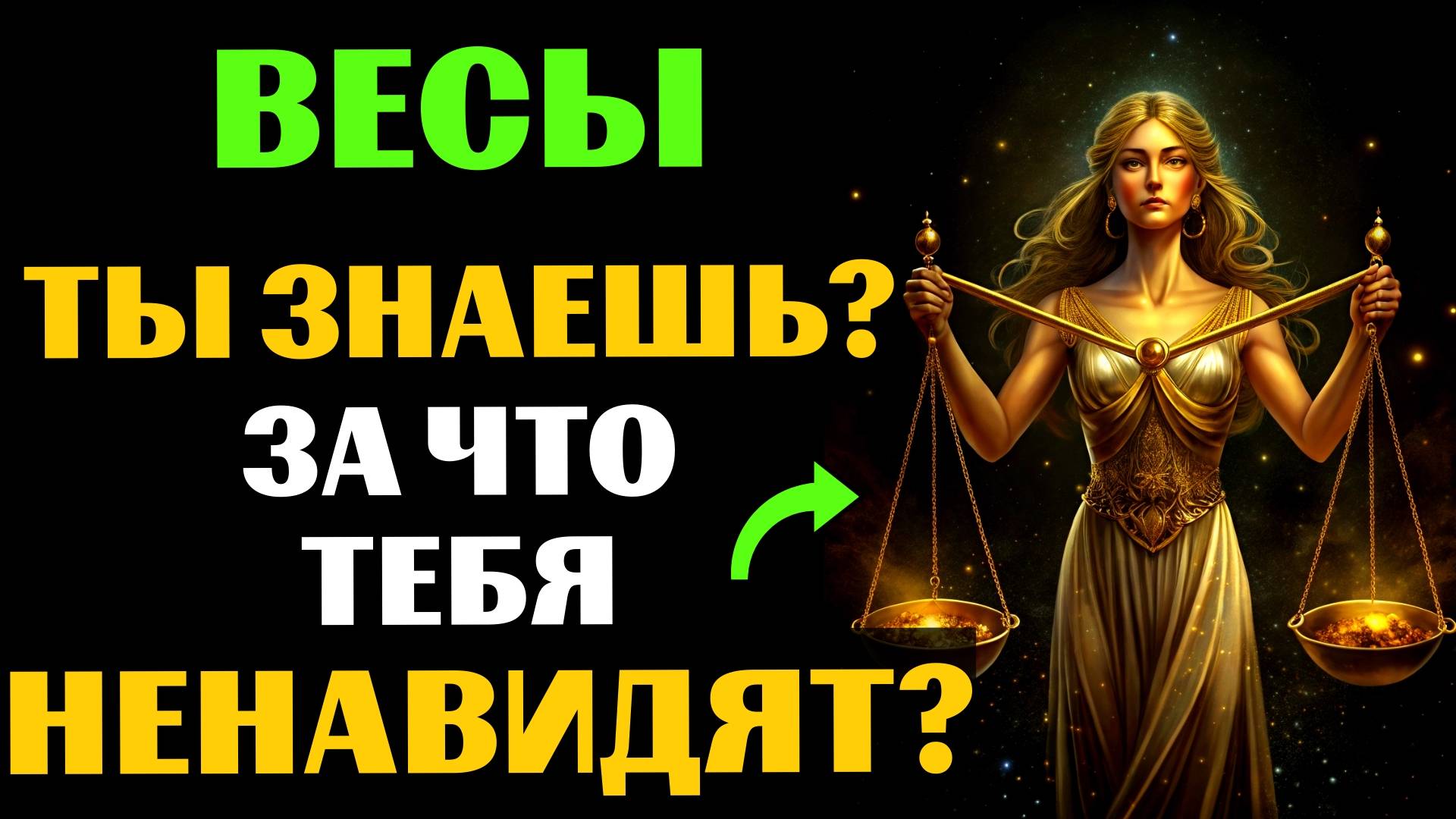 ⚖🔴22 ПРИЧИНЫ, ПОЧЕМУ ВЕСЫ - САМЫЙ НЕНАВИДИМЫЙ ЗНАК. ЗА ЧТО ВАС МОГУТ НЕНАВИДЕТЬ❓