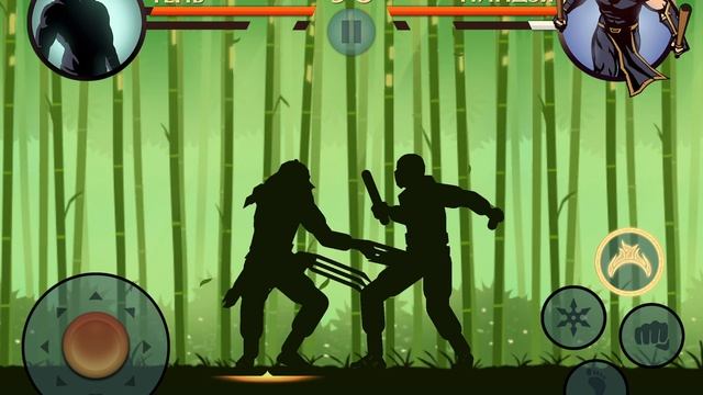 Проба «Когтей» в Shadow Fight 2 после победы над Рысью #48