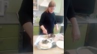 Торт вафельный с мясом.